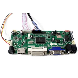 VGA DVI AUDIO LCD controller board with 7inch 1024X600 tft lcd panel universal lcd controller board 7 tft lcd controller board 7inch 1024x600 lcd panel