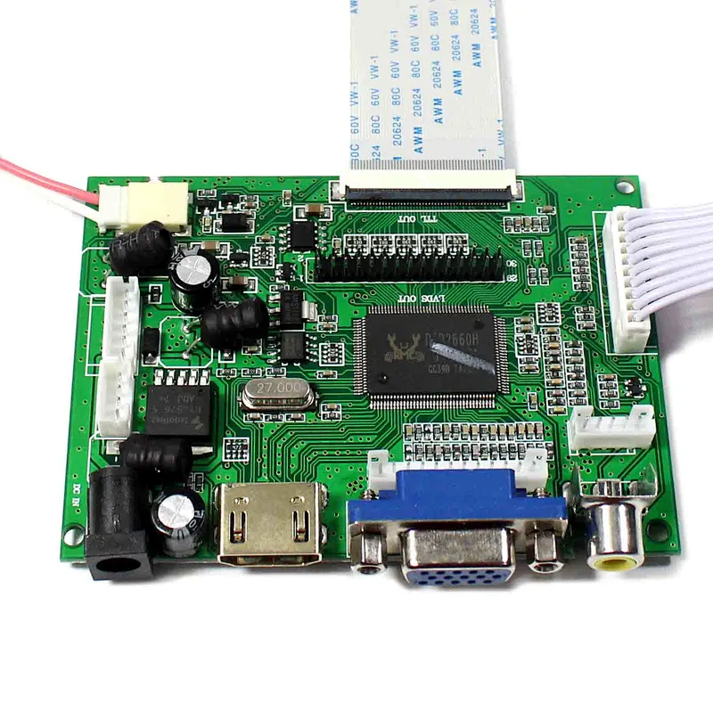 LCD Controller Board VST Y2662 V1, 7inch 800x480 resolution 60pin TFT LCD Screen