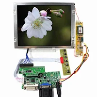VGA DVI LCD Controller Board with 8.4" 640x480 AA084VC03 Backlight 2CCFL lcd screen