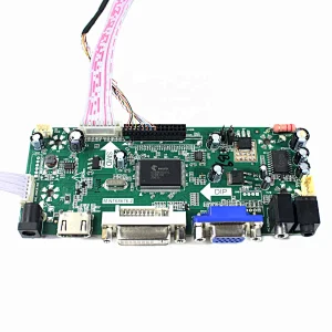 VGA DVI LCD Controller Board with 9.7 inch IPS LCD 9.7