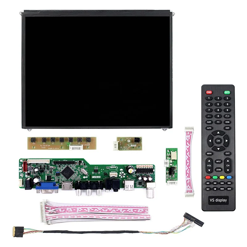 HD VGA AV USB RF LCD Controller Board with T.V56.03 9.7