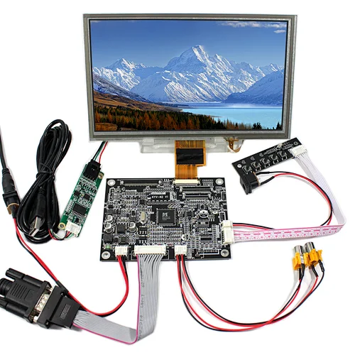LCD Controller Board with Revering, 8inch 1024x600 LCD Touch Screen