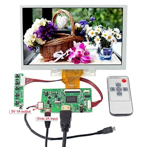 H DMI LCD Controller Board VS-TY2660H-V812 with 50P TTL Interface 8inch AT080TN64 800X480 LCD Screen