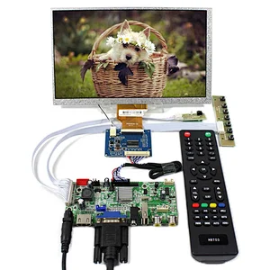 H DMI+VGA+AV+USB LCD Controller Board VS-V59AV-V1 with 9inch AT090TN10 800X480 LCD Screen+Tcon Board