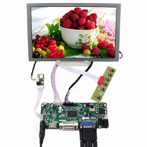 HDMI VGA DVI LCD Controller Board M.NT68676 With 9inch AA090ME01 800x480 LCD Screen