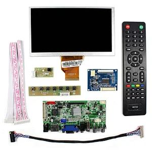 HDMI+VGA+AV+USB LCD Controller Board VS-V59AV-V1 with 7inch AT070TN90 800X480 LCD LCD Screen