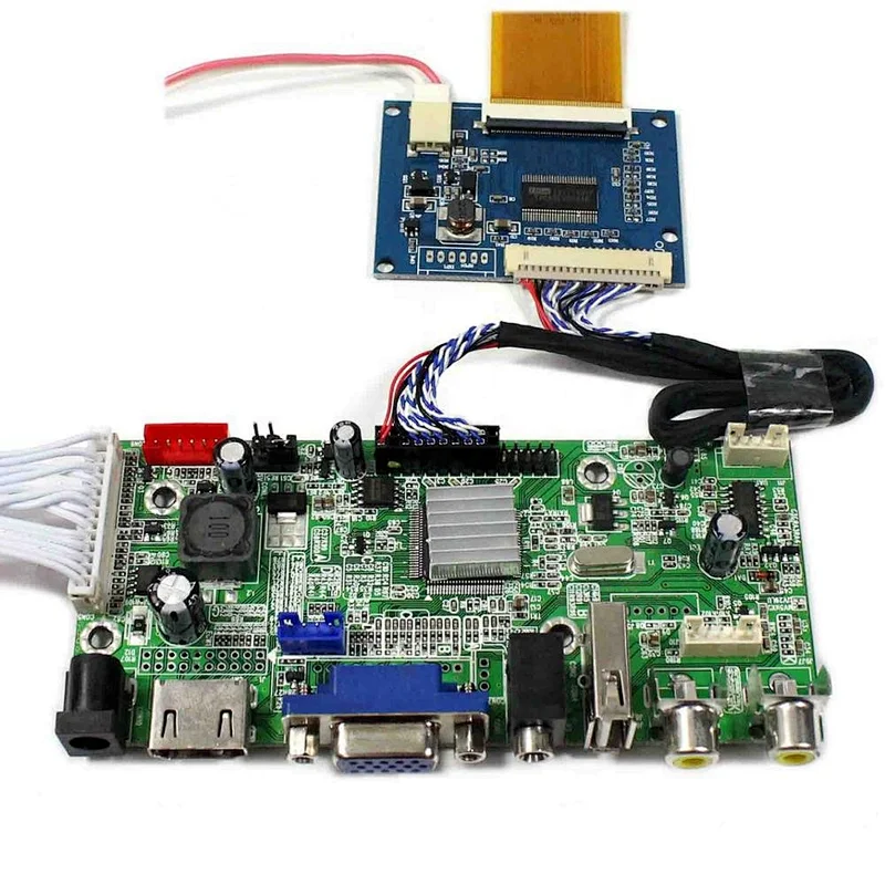 HDMI+VGA+AV+USB LCD Controller Board VS-V59AV-V1 with 8inch  800X600 LCD Screen With Touch Panel