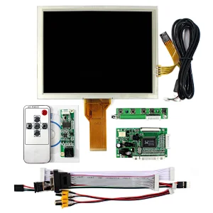 vga 2av LCD Controller Board, EJ080NA-05B 8inch 800x600 LCD panel with touch screen
