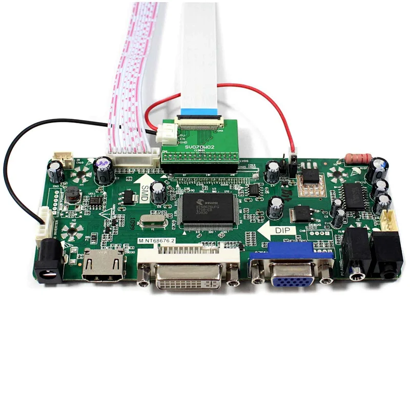 7inch Raspberry pi HSD070PWW1 1280x800 LCD panel   with DVI VGA  lcd  control   board