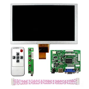 HDMI VGA 2AV LCD Board Work 8inch 40Pin 1024x768 LCD Screen+Remote Control