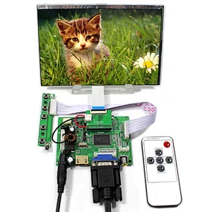 HD MI VGA+2AV LCD Controller Board VS-TY2662-V1 with 7inch HSD070PWW1 1280X800 LCD Screen