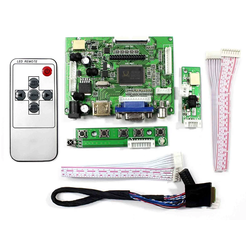 HD MI+VGA+2AV LCD Controller Board Work For 9.7inch 1024X768 LTN097XL01 LCD Screen