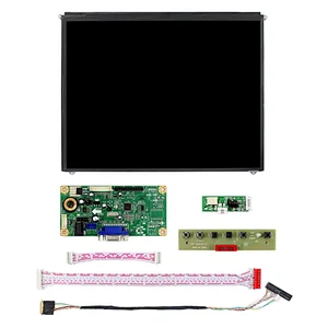 VGA DVI LCD Controller Board with 9.7 inch IPS LCD 9.7