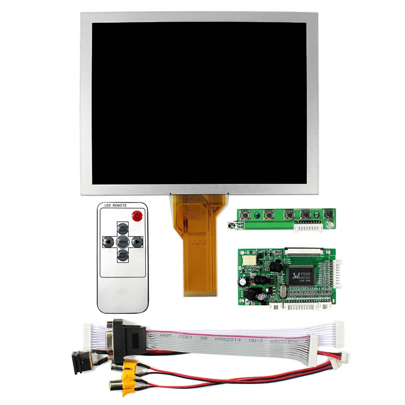 vga 2av LCD Controller Board, EJ080NA-05B 8inch 800x600 LCD panel