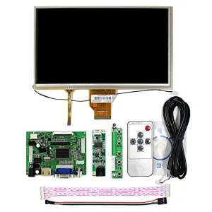 LCD Controller Board 2662 with Remote, 9inch 800x480 AT090TN10 lcd panel touch screen