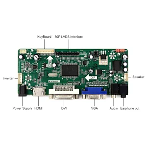 HDMI VGA DVI LCD Controller Board M.NT68676 With 9inch AA090ME01 800x480 LCD Screen