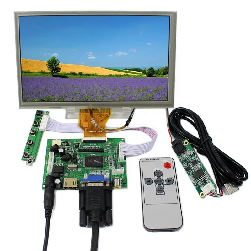 LCD driver board with 8inch LCD AT080TN64 with touch screen