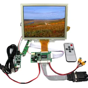 8inch tft lcd with touch screen, VGA 2AV driver board