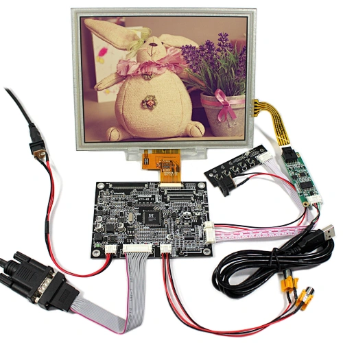 lcd display module 8" 1024x768 with touch screen, VGA AV Reversing controller board lcd display module 8" 1024x768 lcd module 8"  touch screen module