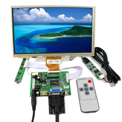LCD Controller Board 2662 with Remote, 9inch 800x480 AT090TN10 lcd panel touch screen