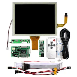 8inch tft lcd with touch screen, VGA 2AV driver board