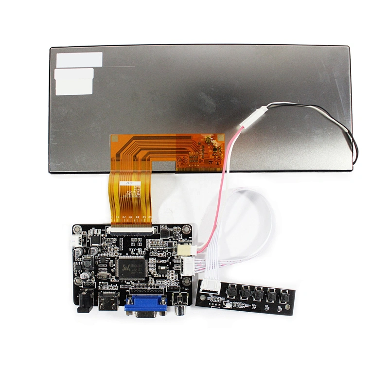 8.8 inch bar type TFT LCD display module 1920*480 high brightness with HD-MI driver board kits for Automotive
