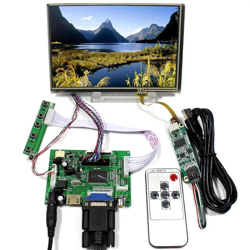 LVDS lcd 7 tft 1280x800 touch screen panel with LCD control board 7 tft 1280x800 lvds lcd display LCD control board