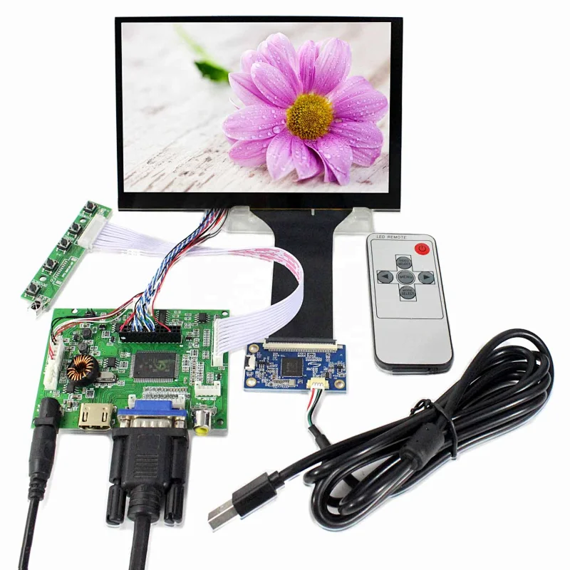 LCD Controller Board with Audio 7 inch 1280x800 N070ICG LD1 LCD Panel Capacitive Touch Screen