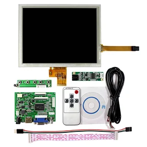 HDMI VGA 2AV LCD Board Work 8inch 40Pin 1024x768 LCD Screen with touch panel