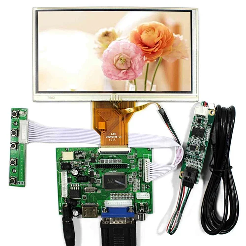 6.5" AT065TN14 800X480 50pin LCD Screen work for VGA  H DMI control board
