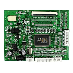 VGA AV lcd controller board with remote,6.2inch 800x480 resolution lcd display