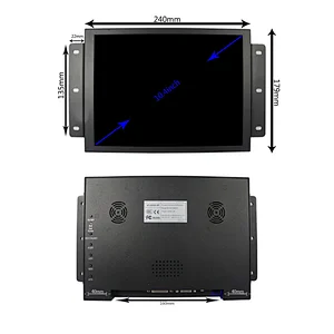 LCD Monitor Monitors 10.4inch 800x600 LCD Monitor with HD-MI DVI VGA for POS  PC