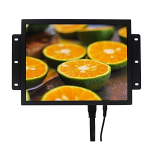 LCD Monitor 12.1inch 800x600 LED Backlight LCD Monitor Metal Case Industiral Monitor for POS car