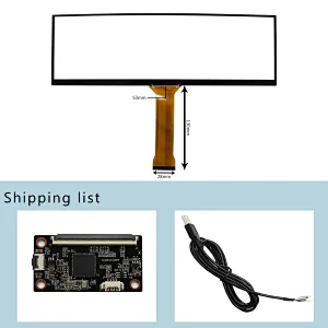 14inch USB Capacitive Touch Panel work for 14inch 3840x1100 NV140XTM-N52 LCD Screen
