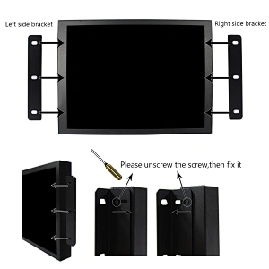 LCD Monitor Monitors 10.4inch 800x600 LCD Monitor with HD-MI DVI VGA for POS  PC