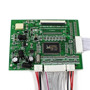 VGA AV lcd controller board with remote,6.2inch 800x480 resolution lcd display