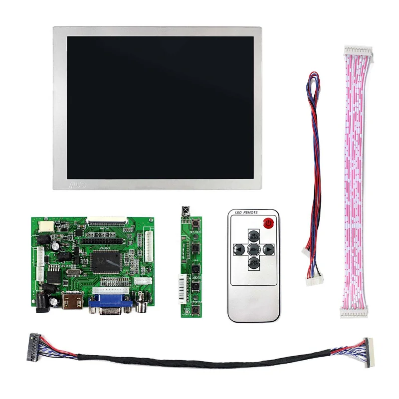 6.5inch 640X480 LCD Screen with HD MI VGA 2AV LCD Controller Board