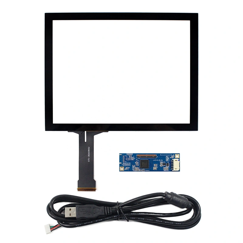 8inch Capacitive Touch Panel Support 10 points Muti-Touch work for 800x600 1024X768 4:3 LCD Screen