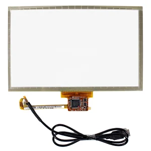 10.2inch USB Capacitive Touch Panel work for 10.2inch 1024X600 1366X768 16:9 LCD Screen