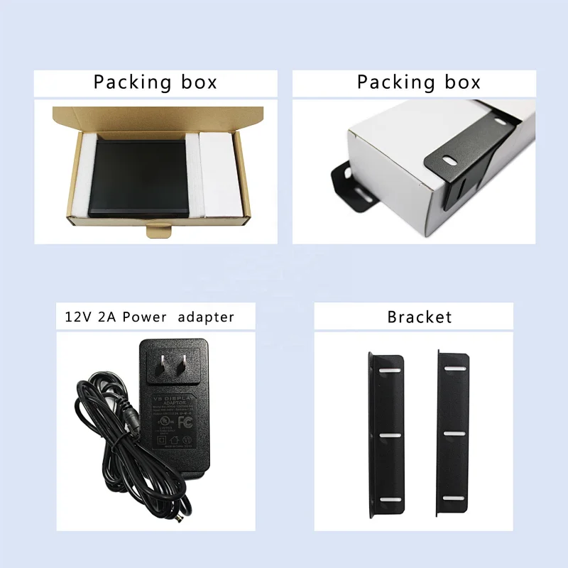 LCD Monitor 12.1inch 800x600 LED Backlight LCD Monitor Metal Case Industiral Monitor for POS car