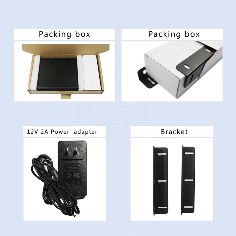 LCD Monitor 12.1inch 800x600 LED Backlight LCD Monitor Metal Case Industiral Monitor for POS car