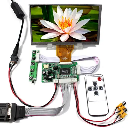 lcd control circuit board 6.5inch 800x480 colour tft lcd AT065TN14