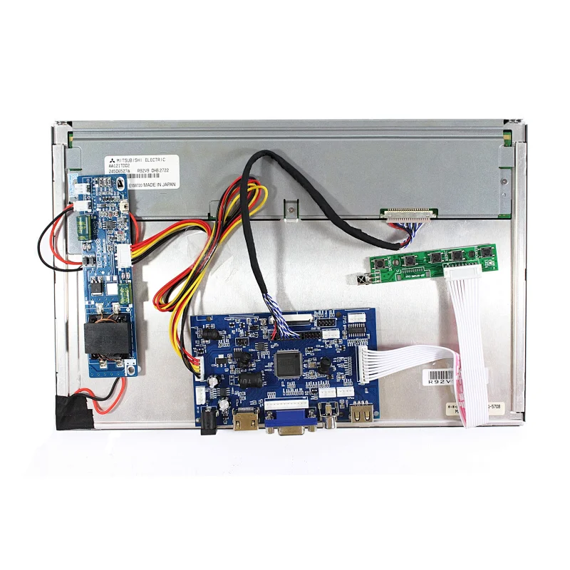 12.1inch AA121TD02 1280x800 high brightness LCD Screen with HD MI+USB+VGA LCD Controller Board
