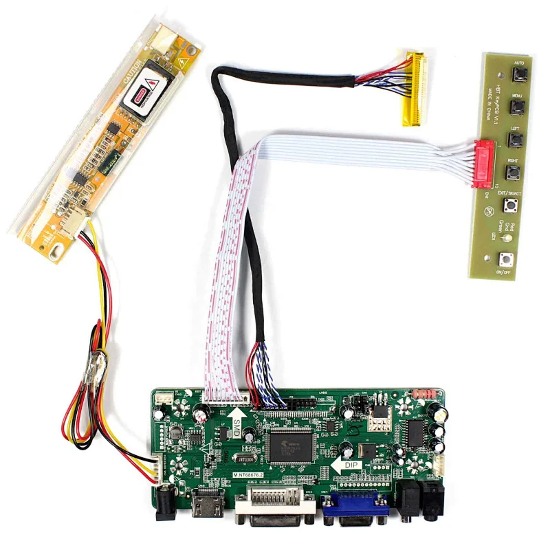 HD MI DVI VGA AUDIO LCD Board Work for 22inch 1680x1050 LVDS Interface LCD Screen
