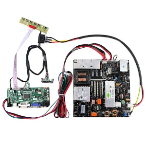 HD MI VGA DVI LCD Controller Board M.NT68676 for 42 inch 1920x1080 LC420EUN with Power Supply Board For Backlight MP118TFL42