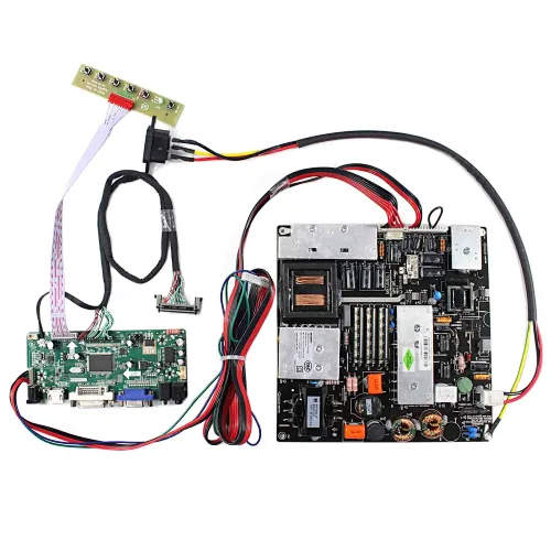 HD MI VGA DVI LCD Controller Board M.NT68676 for 42 inch 1920x1080 LC420EUN with Power Supply Board For Backlight MP118TFL42