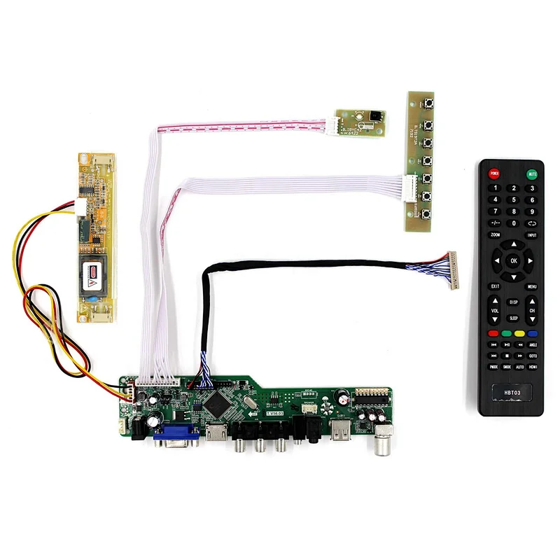 Entrada de Tv lcd controlador para DIY LED del panel LCD CCFL pantalla LCD