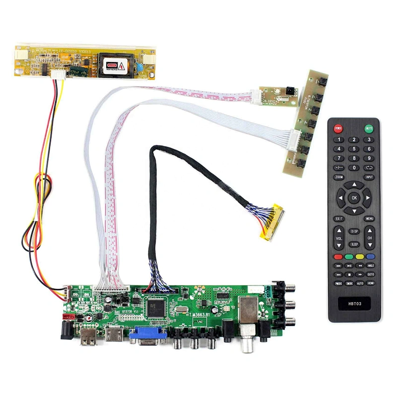 18.4 inch 1920x1080 LCD LTN184HT03-001 LTN184HT01-A01/A02 /F01 N184H4-L01/L02/L03/L04 HD MI VGA AV USB ATV DTV LCD Driver Board