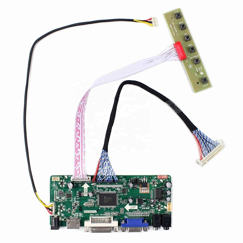 HD MI DVI VGA AUDIO LCD Board Work for LVDS Interface 21.5inch/24inch 1920x1080 LCD Screen