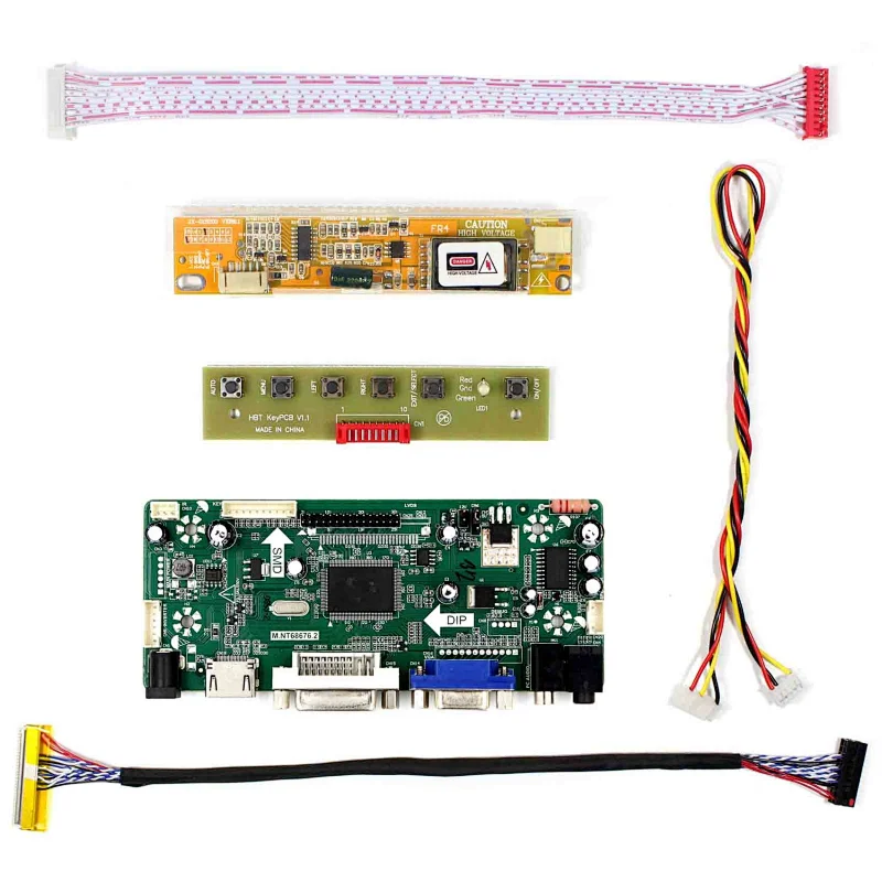 HD MI DVI VGA AUDIO LCD Board Work for 22inch 1680x1050 LVDS Interface LCD Screen